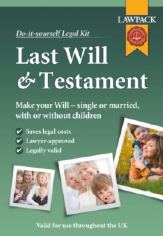 Image of Last Will & Testament Kit (Do It Yourself Kit) Paperback / softback