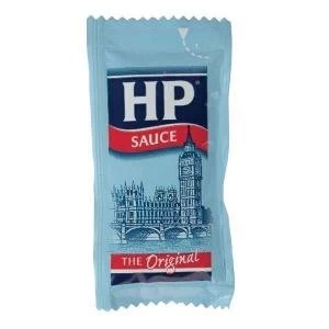 image of Heinz HP Sauce Sachets Single Portion Pack of 200 HEI002