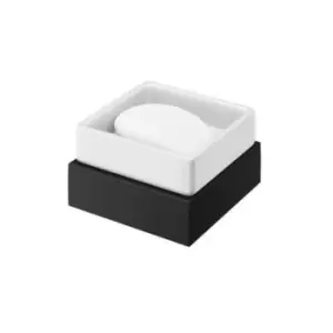 Image of Black Soap Dish & Holder