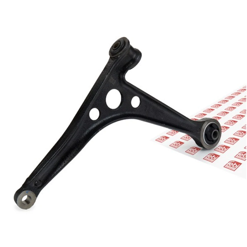 Image of FEBI BILSTEIN 18503 Suspension arm Control Arm, Cast Steel, Left, without ball joint, with rubber mounts Cast Steel Track Control Arm (273)