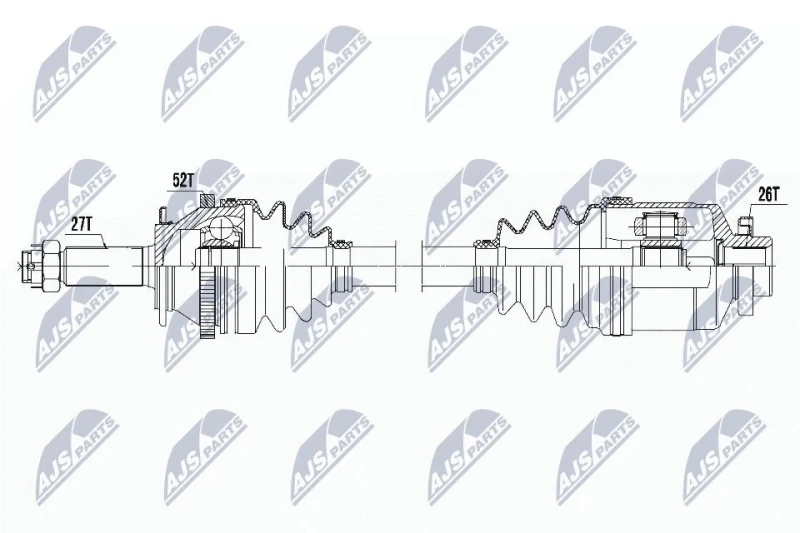 Image of NTY Drive shaft NTY NPW-HY-526
