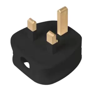 Image of Powermaster 13A Fused Plug - Black