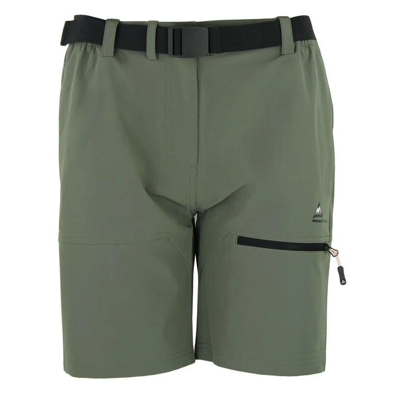 Image of Shorts with belt For Her Peak Mountain Vert Female L