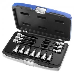 Image of Expert by Facom 13 Piece 1/2" Drive Hex Socket Bit Set Metric 1/2"