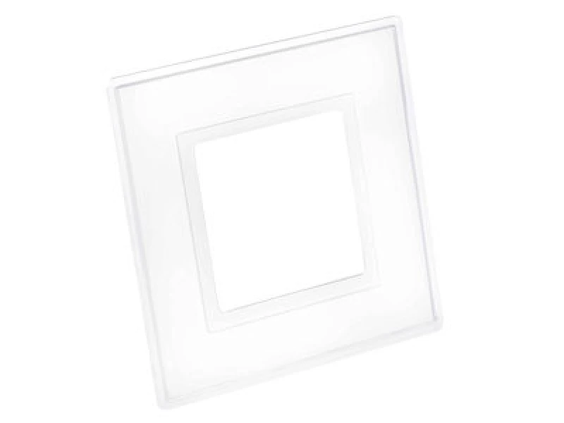 Image of Dencon 88032Nb Clear Finger Plate 1-Gang Pack Of 2 Dcn88032Nb