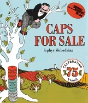 Image of caps for sale board book a tale of a peddler some monkeys and their monkey