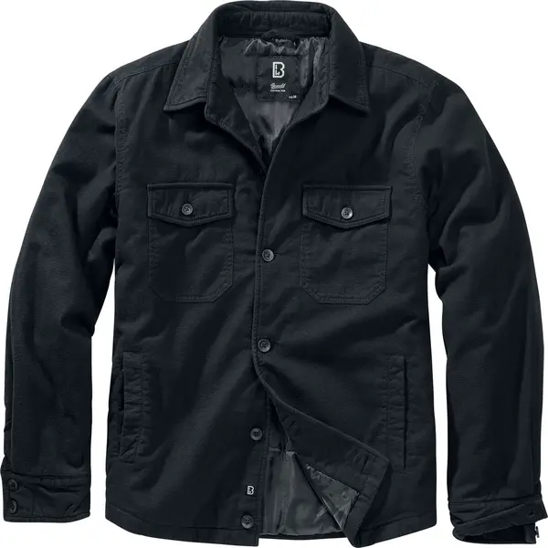 image of Brandit Lumberjacket Between-seasons Jacket Black M Men