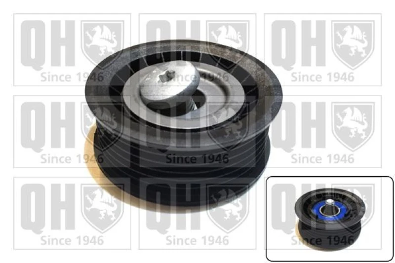 Image of QUINTON HAZELL Deflection / guide pulley, V-ribbed belt QUINTON HAZELL QTA1334