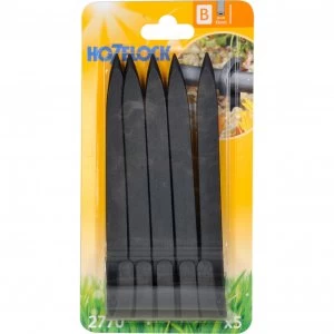 Image of Hozelock CLASSIC MICRO Supply Hose Stake 1/2" / 12.5mm Pack of 5