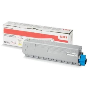 Image of OKI 46861305 Yellow Laser Toner Ink Cartridge