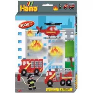Image of Hama - Firefighters Hanging Box Activity Set