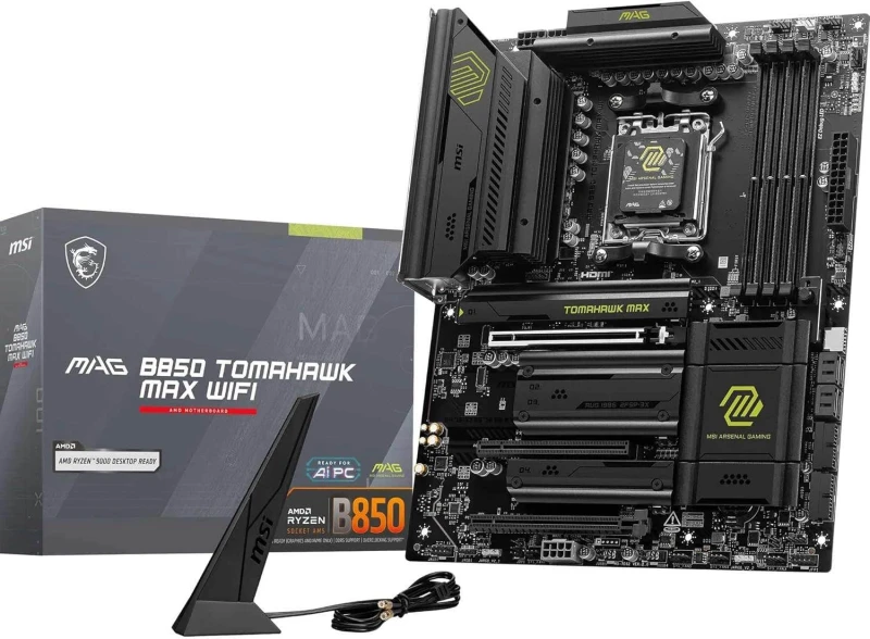 Image of MSI MAG B850 TOMAHAWK WIFI AMD Ryzen AM5 DDR5 ATX Motherboard
