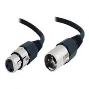 Image of C2G .5m Pro-Audio XLR M To XLR F