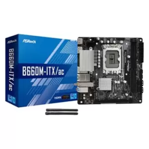 image of Asrock B660M-ITX/ac Intel B660 LGA 1700 mini ITX