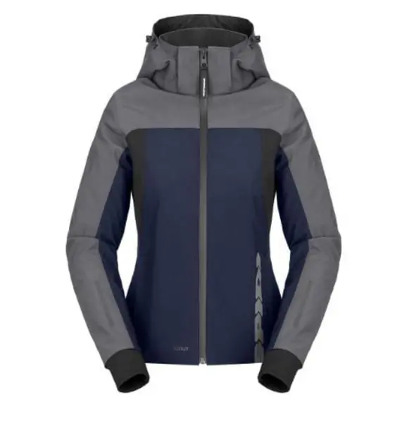 Image of Spidi H2Out II Hoodie Lady Blue Silver Size S