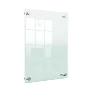 Image of Nobo A4 Acrylic Wall Mounted Poster Frame Clear 1915591 NB62081