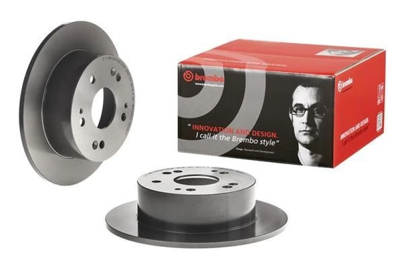 Image of BREMBO Brake disc BREMBO 08.D696.11
