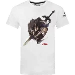 Image of The Legend Of Zelda Mens Pyjama Set (XXL) (White/Grey/Black)