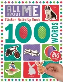 Image of 100 Words All About Me Words Sticker Activity Book