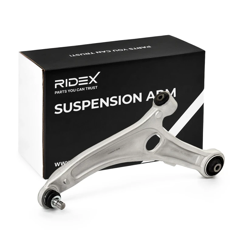 Image of RIDEX 273C2538 Suspension arm Control Arm, Aluminium, Front Axle Left Aluminium Track Control Arm (273)
