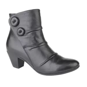 Image of Cipriata Womens/Ladies Emma Button Ankle Boot (7 UK) (Black)
