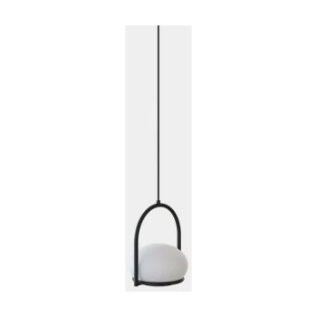 Image of Leds-c4 Lighting - LEDS C4 Coco Single Globe Pendant Black, White E14