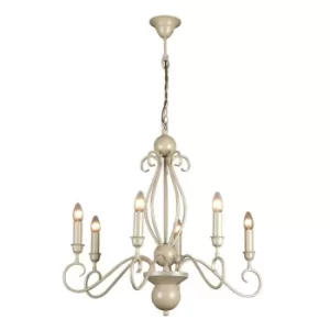 Image of Principesa Multi Arm Chandeliers Ivory