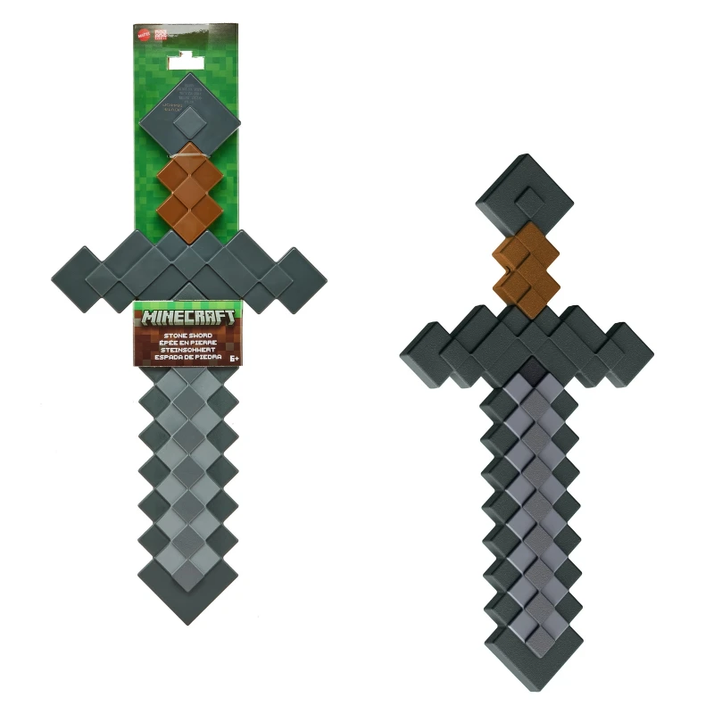 Image of Minecraft Minecraft Role-Play Toy Collection Pixelated sword