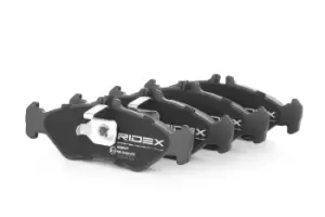 Image of RIDEX Brake pad set VW,MERCEDES-BENZ 402B0677 1502031,0024203820,0024205620 0024206920,0034206420,0044205620,A0024203820,A0024205620,A0024206920