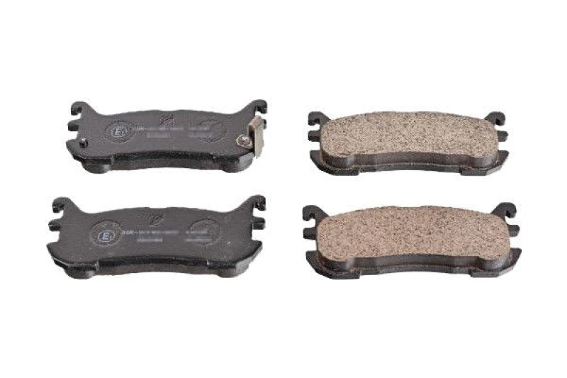 Image of SWAG 33 10 5124 Brake pad set Rear Axle, with acoustic wear warning Brake Pad Set,disc brake (402)