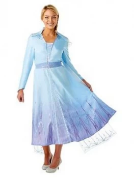 Image of Disney Frozen Frozen Adult Deluxe Elsa Travel Dress