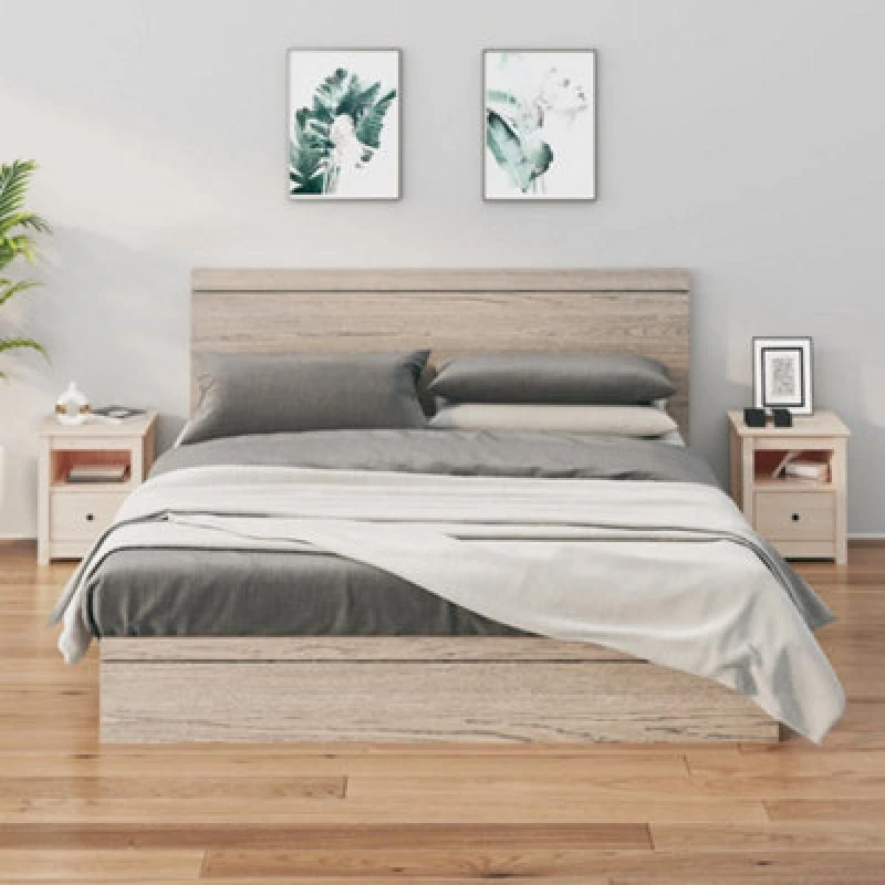 Image of Vidaxl Bedside Cabinets 2 Pcs 40X35X49cm Solid Wood Pine, Brown 813710