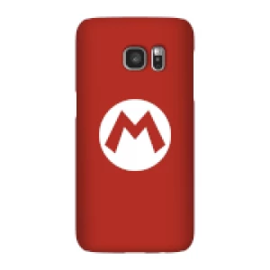 Image of Nintendo Super Mario Mario Logo Phone Case - Samsung S7 - Snap Case - Gloss
