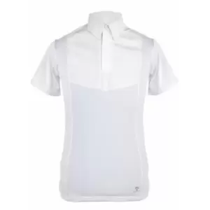 Image of Aubrion Mens Short-Sleeved Competition Shirt (L) (White)