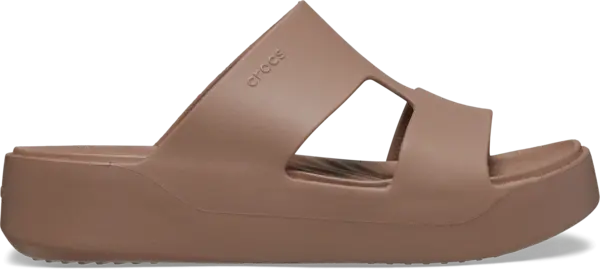 Image of Crocs Women Getaway Platform H-Strap Sandals Latte 8
