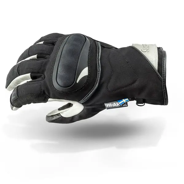 Image of Halvarssons Oleby Black Grey Gloves Size 9