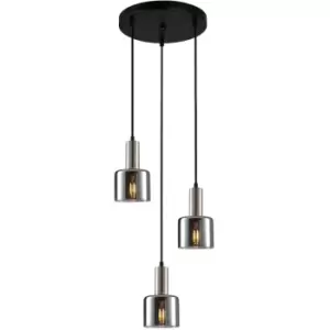 Image of Netlighting Santia Modern 3 Light Cluster Pendant Ceiling Light, E27 - ITLPND-65