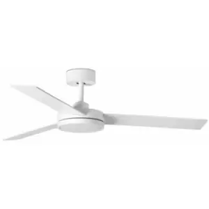 Image of Faro Barth White Ceiling Fan with LED Light