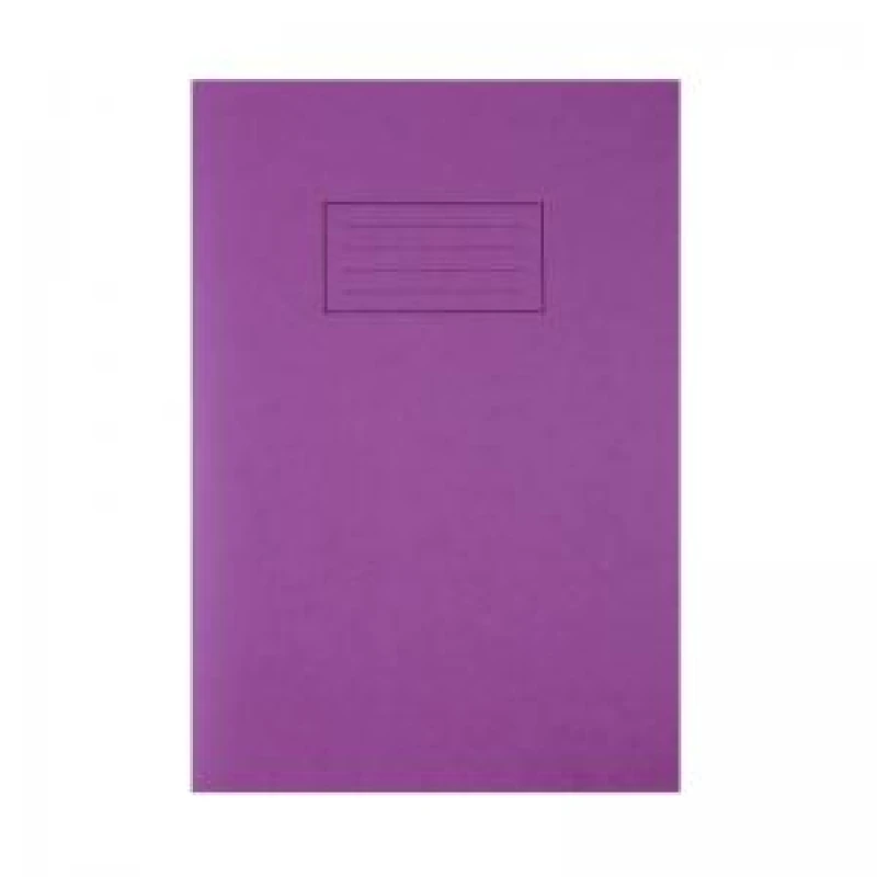 Image of Silvine A4 Exercise Book 80 Page Tough Shell Feint Ruled Purple (25 Pack) EX140