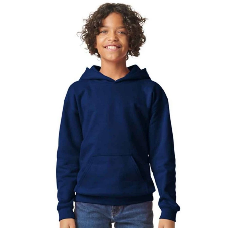 Image of Gildan Soft Touch Midweight Hoodie in Navy Size: XL Navy Unisex XL