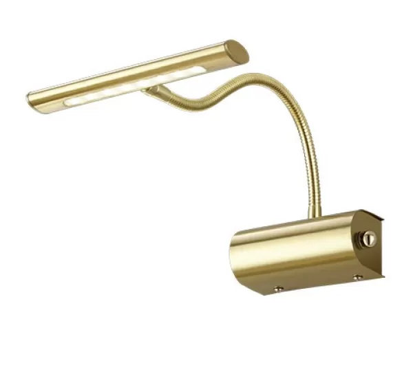 Image of Curtis Modern Picture Light Brass Matt 3000K