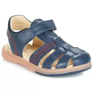 Image of Kickers PLATINIUM boys's Childrens Sandals in Blue toddler,4 toddler,4.5 toddler,5.5 toddler