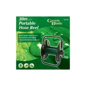 image of Portable Garden Hose Pipe Holder / Reel - Holds up to 30m Hose