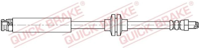 Image of QUICK BRAKE Brake hose QUICK BRAKE 32.813