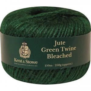 image of Kent and Stowe Jute Garden Twine Bleached Green 150m