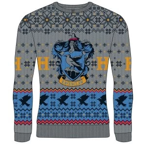 image of Harry Potter - Ravenclaw Crest Unisex Christmas Jumper Large