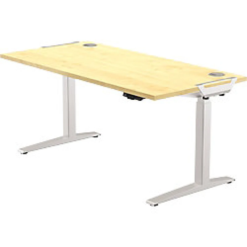 Image of Fellowes Levado Height Adjustable Desk Maple 1200mm 9787101 DD