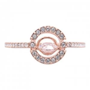 Image of Swarovski Sparkling Dance Round Ring - Gold