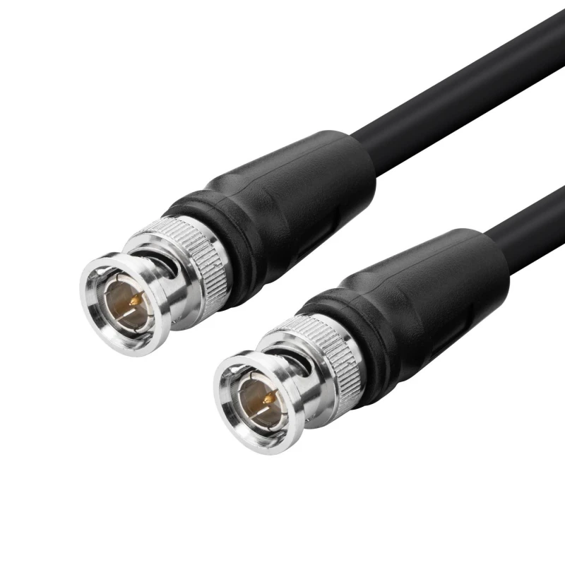 Image of Microconnect BNC-HDSDI-2M coaxial cable RG-6 Black