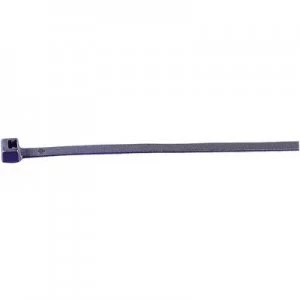 Image of HellermannTyton 138-00008 UB300C-B-PA66-BK-C1 Cable tie 300 mm 4.60 mm Black 100 pc(s)